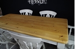 Picture of 6ft Country Pine Farmhouse Table + 6 Beech Fiddleback Chairs.