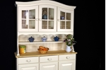 Picture of Country Pine Dresser with Curved Display Doors