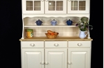 Picture of Country Pine Dresser with Curved Display Doors