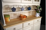 Picture of Country Pine Dresser with Curved Display Doors