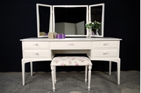 Picture of Stag Dressing Table and Stool - English Roses
