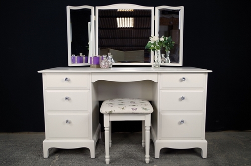 Picture of Stag 6 Drawer Dressing Table and Stool - Butterflies