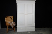 Picture of Two door Barleytwist pine wardrobe