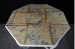 Picture of Decoupaged Octagonal French Style Occasional Table