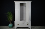 Picture of Antique Wardrobe /Hall Cupboard with Mirrored Door