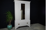 Picture of Antique Wardrobe /Hall Cupboard with Mirrored Door