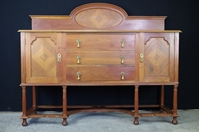 Picture of Antique Large Tulipwood Sideboard early 20c