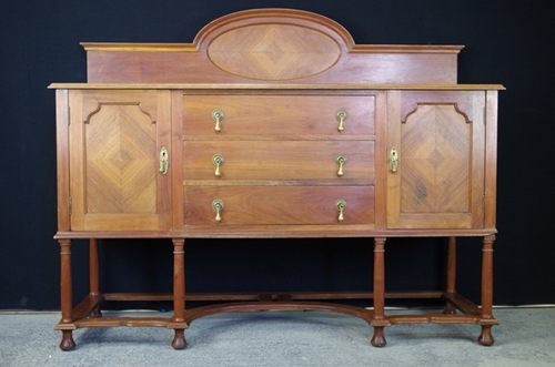 Picture of Antique Large Tulipwood Sideboard early 20c
