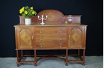 Picture of Antique Large Tulipwood Sideboard early 20c