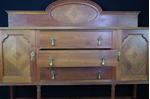 Picture of Antique Large Tulipwood Sideboard early 20c