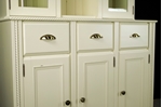 Picture of Pine Display Dresser in New White