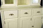 Picture of Pine Display Dresser in New White