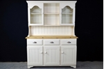 Picture of Pine Boarded Dresser in Pale Linen