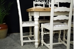 Picture of Pine Extending Table + 6 Ladderback chairs