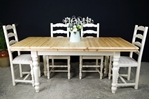 Picture of Pine Extending Table + 6 Ladderback chairs