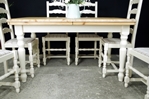 Picture of Pine Extending Table + 6 Ladderback chairs
