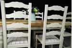Picture of Pine Extending Table + 6 Ladderback chairs