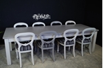Picture of Large Antique and Modern Combo Dining Set