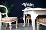 Picture of Antique Extending Wind Out Table and 6 Balloon Back Chairs