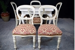 Picture of Antique Extending Wind Out Table and 6 Balloon Back Chairs