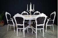 Picture of French Style Dining Table with 6 Louis Chairs