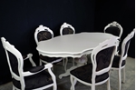 Picture of French Style Dining Table with 6 Louis Chairs