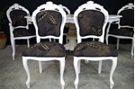 Picture of French Style Dining Table with 6 Louis Chairs