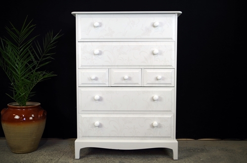 Picture of Stag 7 Drawer Tall Chest - Lace Effect