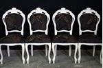Picture of French Style Dining Table with 6 Louis Chairs