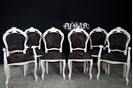 Picture of French Style Dining Table with 6 Louis Chairs
