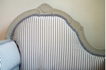 Picture of Vintage Occasional Seat With Side Table and Drawer