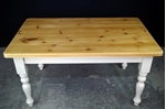 Picture of 5ft Country Pine Farmhouse Table - optional chairs