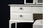 Picture of Stag Dressing Table with Stool in Slipper Satin