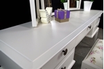 Picture of Stag Dressing Table with Stool in Slipper Satin