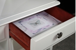Picture of Stag Dressing Table with Stool in Slipper Satin