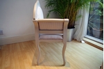 Picture of Vintage Occasional Seat With Side Table and Drawer