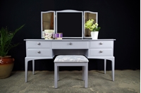Picture of Stag Dressing Table with Stool in Parma Grey