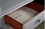 Picture of Stag Dressing Table with Stool in Parma Grey