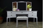 Picture of Stag Dressing Table with Stool in Parma Grey