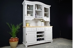 Picture of Large Country Pine Dresser with Wine Racks