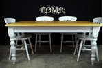 Picture of 5ft 6in Pine Farmhouse Table + 6 New Spindleback Chairs