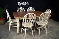 Picture of Victorian Extending Wind Out Table and 6 Wheelback Chairs