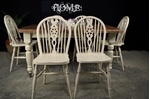 Picture of Victorian Extending Wind Out Table and 6 Wheelback Chairs