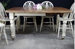 Picture of Victorian Extending Wind Out Table and 6 Wheelback Chairs