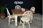 Picture of Victorian Extending Wind Out Table and 6 Wheelback Chairs