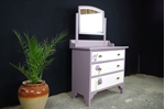 Picture of Art Deco 1920s Dressing Table with Original Flower Art