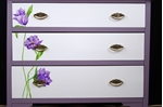 Picture of Art Deco 1920s Dressing Table with Original Flower Art
