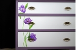 Picture of Art Deco 1920s Dressing Table with Original Flower Art