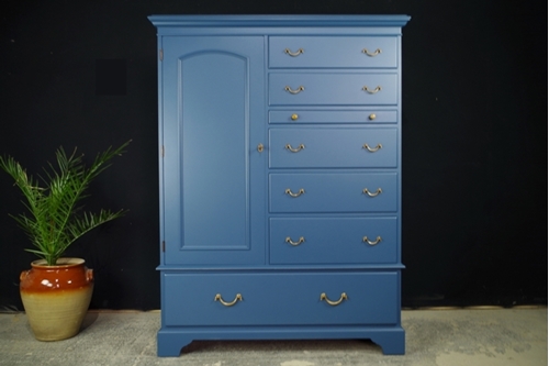 Picture of Reproduction Georgian Compactum Gentleman's Wardrobe
