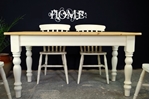 Picture of Pine Farmhouse table and 4 Beech Slatback chairs
